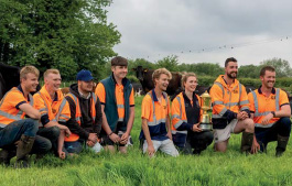 George Brown and the team at Bisterne Farm